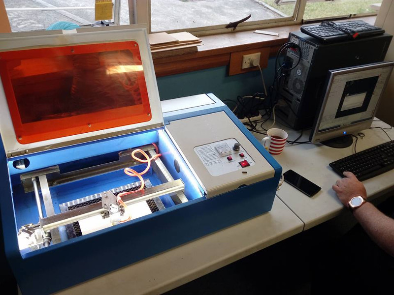 Our laser cutter