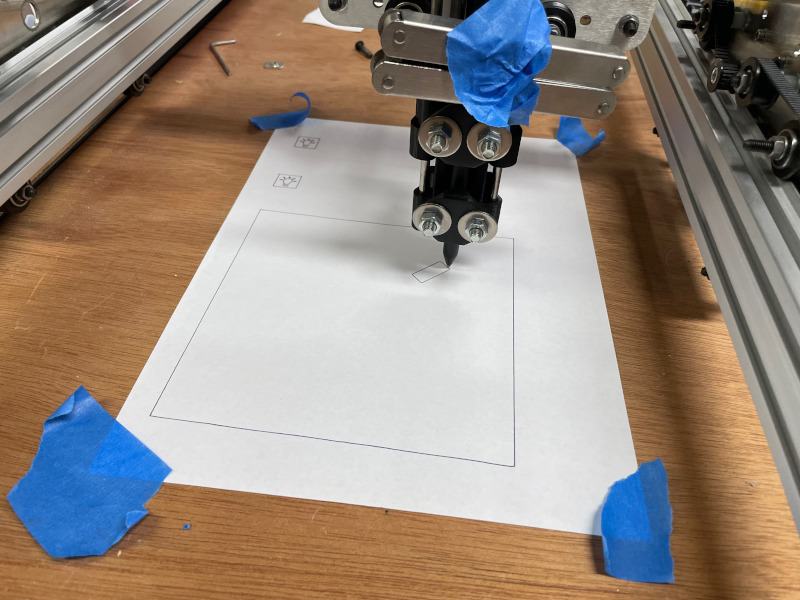 Plotter in action